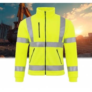 Bluza polarowa z materiału fluorescencyjnego FLRA340SYF JHK (3 kolory)